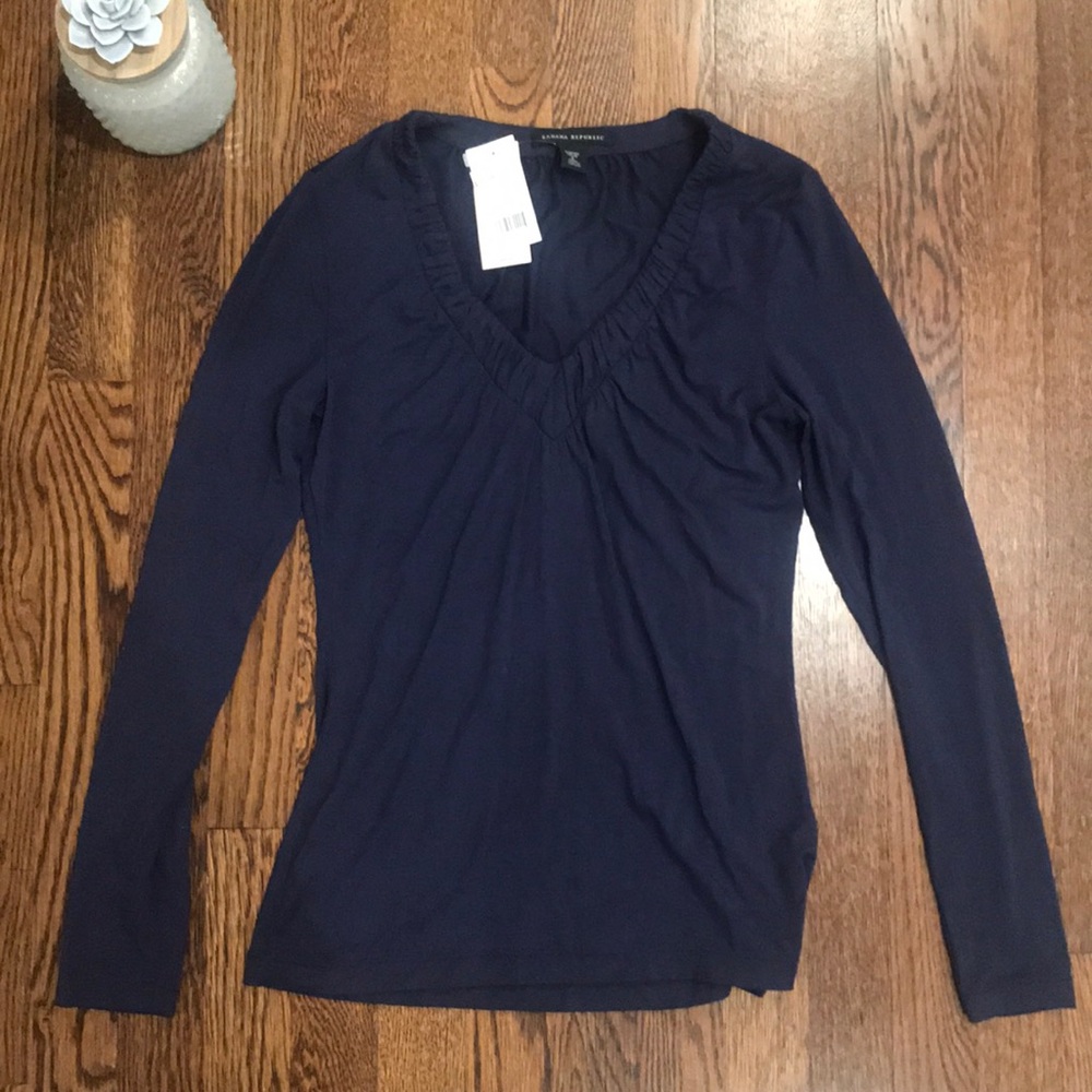 NWT Banana Republic Super Soft Long Sleeve Shirt